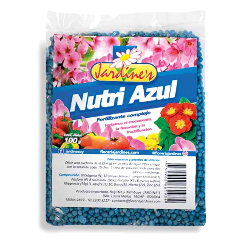Fertilizante Jardines Nutri Azul 100 G