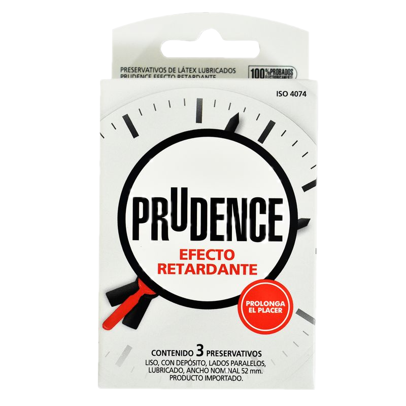 Preservativo Prudence Efecto Retardante 3 Unidades