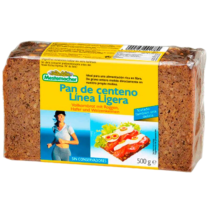 Pan Centeno Mestemacher Línea Ligera 500 G
