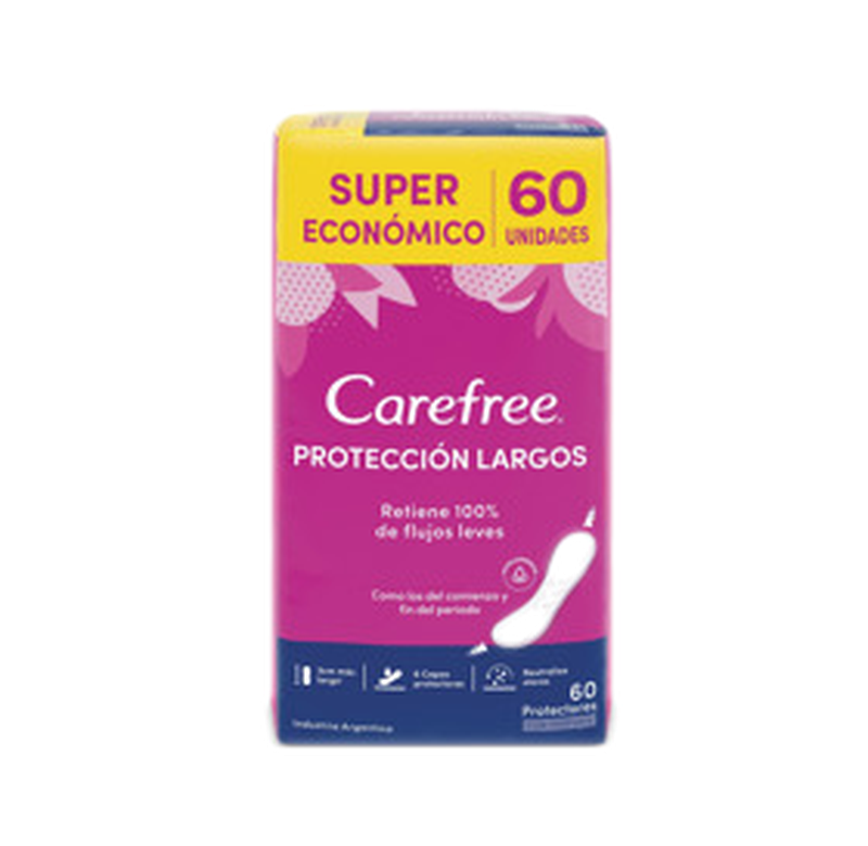 Carefree Proteccion Longs 60 Unidades