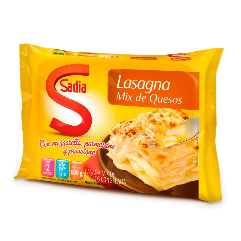 Lasagna Sadia Mix De Quesos 600 G