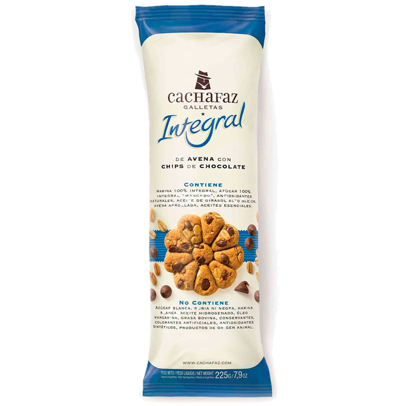 Galletita Integral Cachafaz Algarroba 225 G
