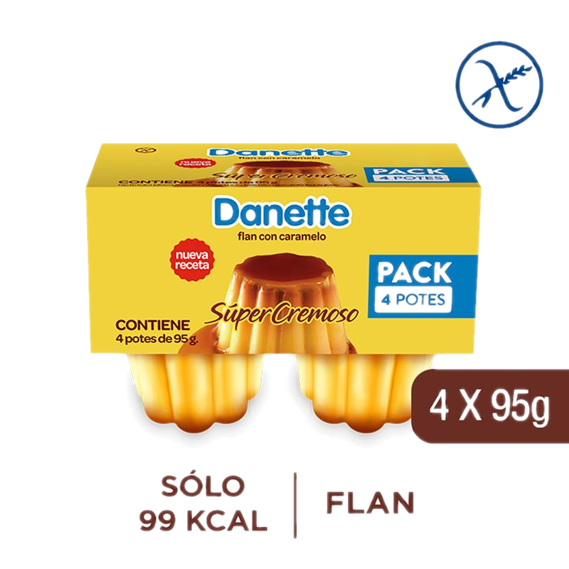 Flan Danette Vainilla 380 G