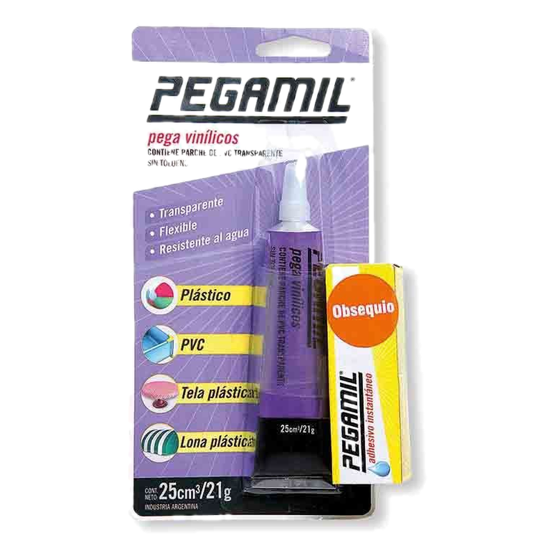 Pega Piscina / Pega Vinilico Pegamil 25 G