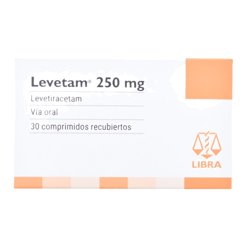 Levetam 250 Mg 30 Comprimidos Recubierto