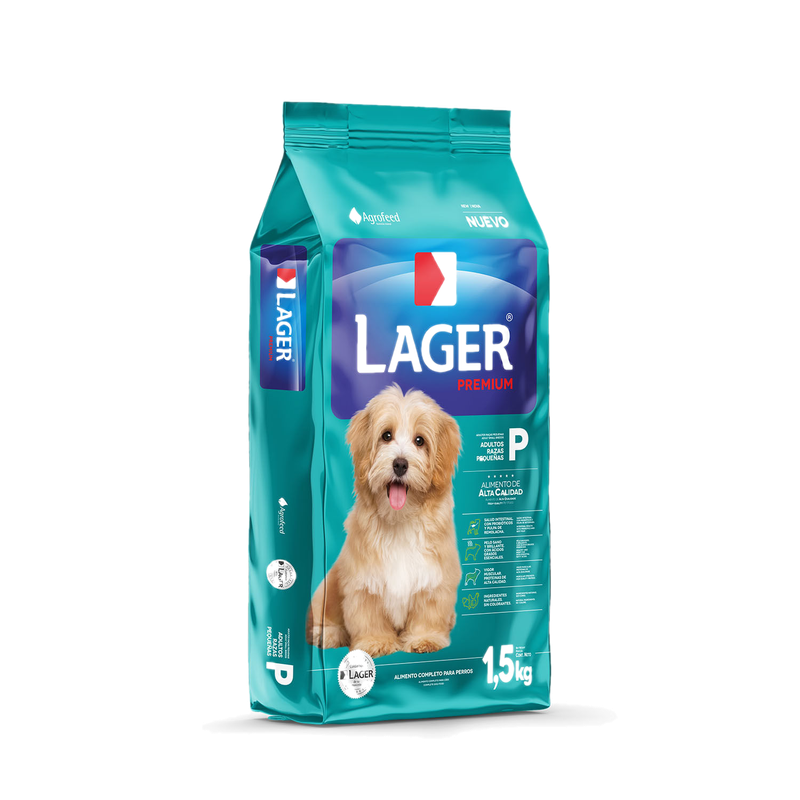Alimento Perro Adulto Lager Raza Pequeña Premium 1.5 Kg