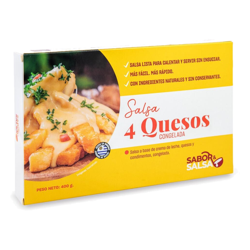 Salsa 4 Quesos Sabor Y Salsa 400 G