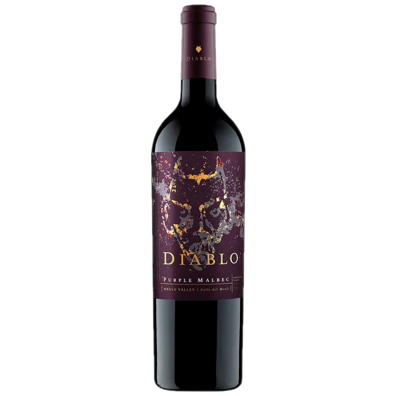 Vino Tinto Malbec Diablo Purple 750 Ml