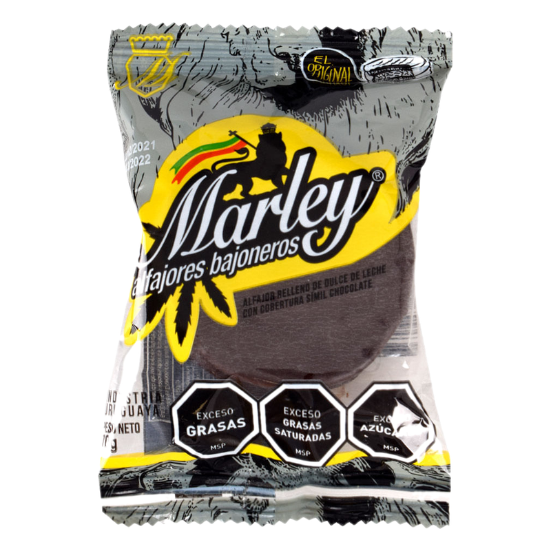 Alfajor De Chocolate Marley 70 G