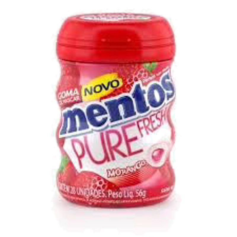 Mentos Gum Frutilla Botella 56 G