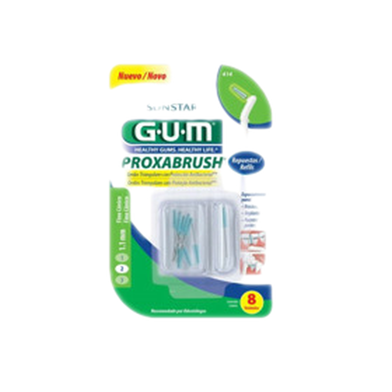 Gum Interdental Conico Fino Repuesto 414 1.1mm [8 Unidades]