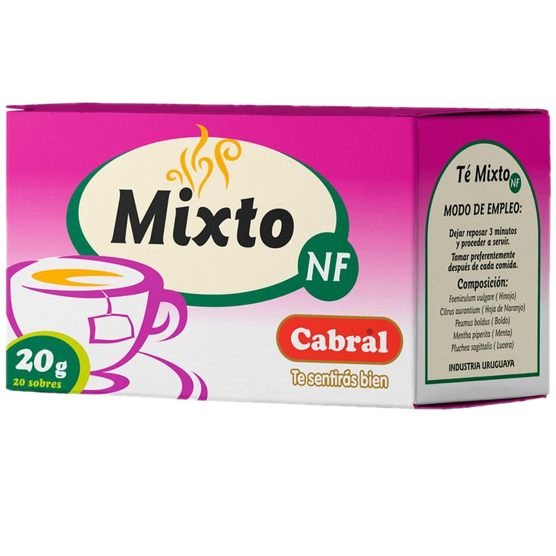 Té Cabral Mixto 20 Unidades