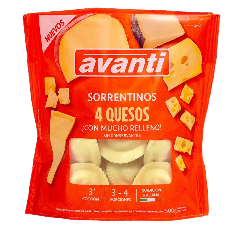 Sorrentinos Avanti 4 Quesos 500 G