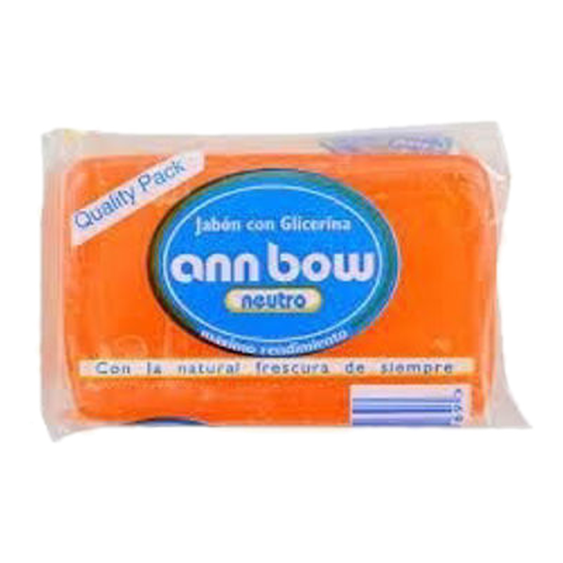 Jabón De Tocador Con Glicerina Neutro Ann Bow 140 G