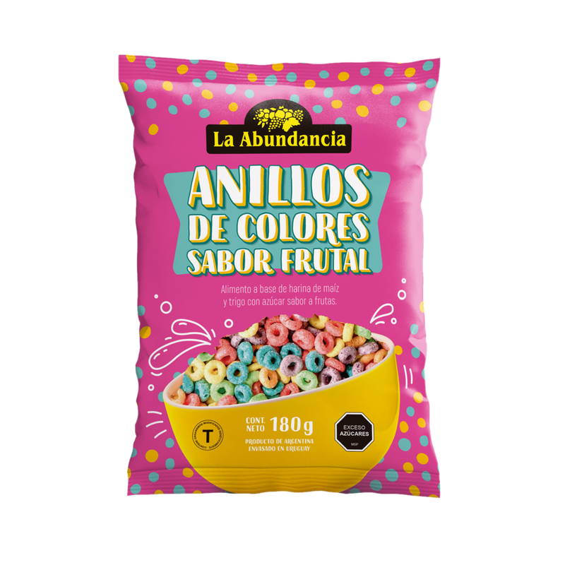 Cereales La Abundancia Aritos Frutados 180 G