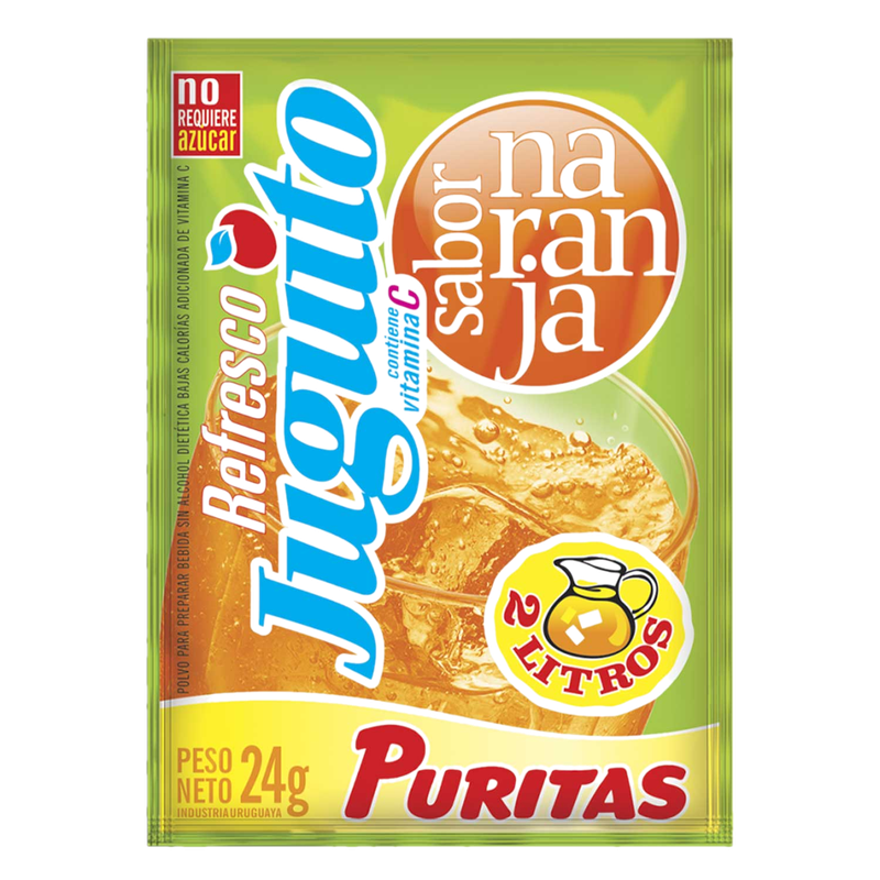 Jugo Juguito Polvo Naranja 24 G