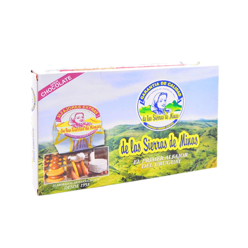 Pack 6 Unidades Alfajor Chocolate De Las Sierras De Minas