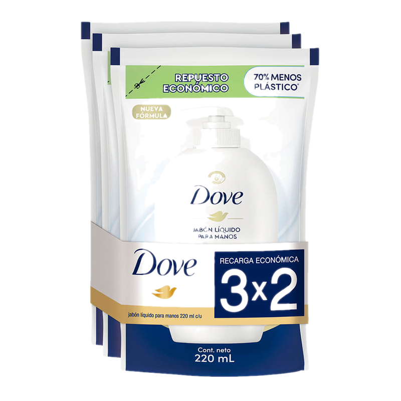 Dove Jabon Liquido Nutricion Profunda Pack 3x220 Ml