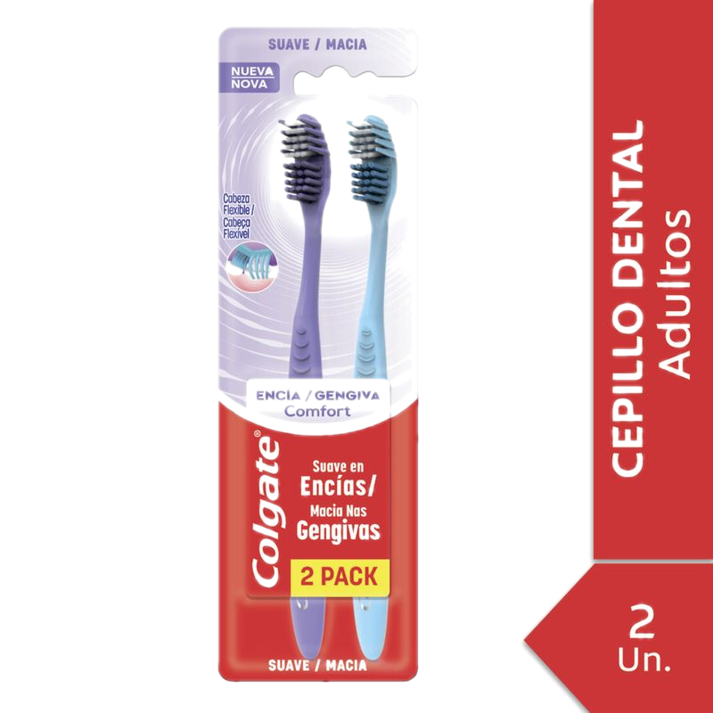 Pack 2 Unidades Cepillo Dental Colgate Encías Reforzadas