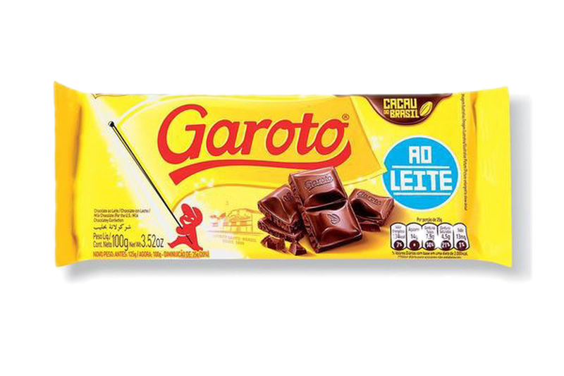 Garoto Tableta Leche 80 Gs
