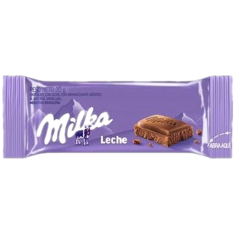 Chocolate Milka Con Leche 20 G