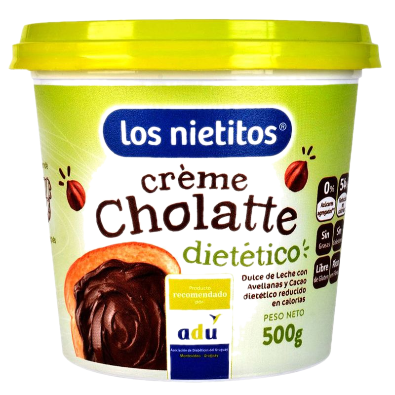 Dulce Leche Dietético Los Nietitos Creme Chocolatte 500 G