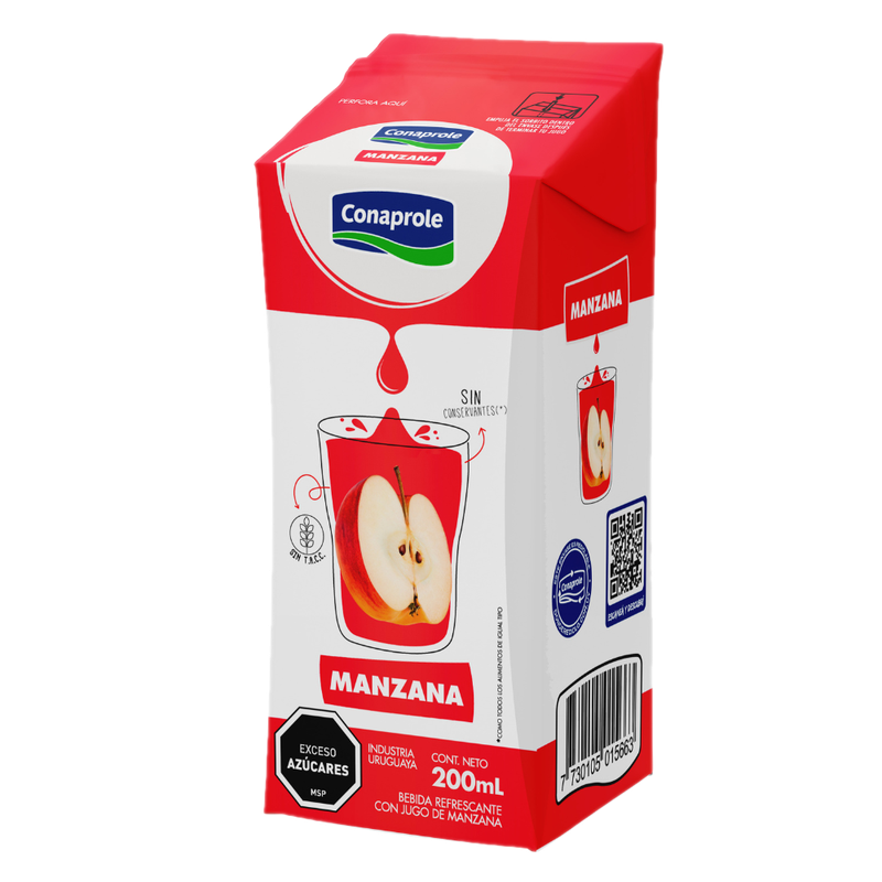 Jugo Conaprole De Manzana 200 Ml