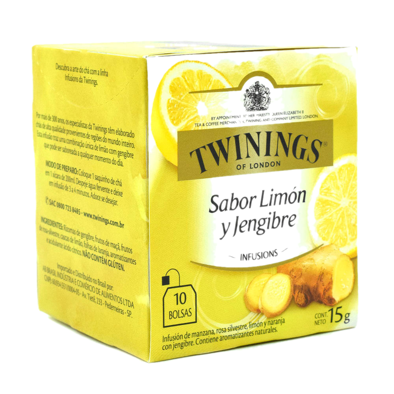 Té Twinings Lemon & Ginger 10 Unidades