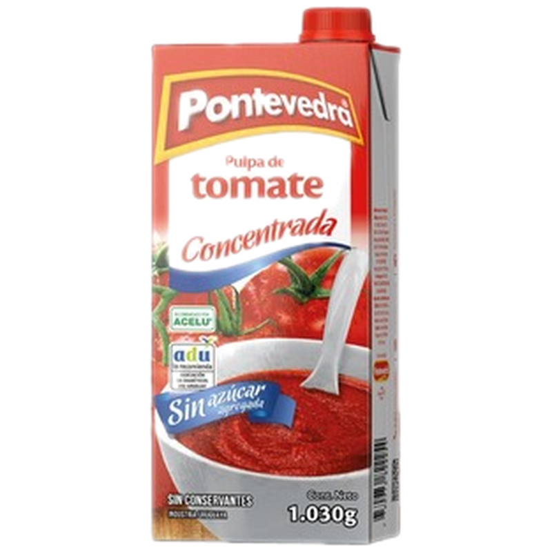 Pulpa De Tomate Pontevedra Conc. 1.030 G S/azucar