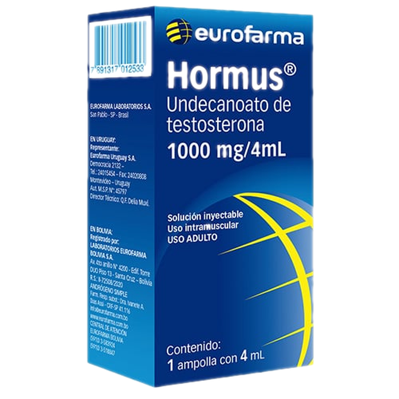 Hormus 1000 Mg Inyectable 1 Ampolla 4 Ml