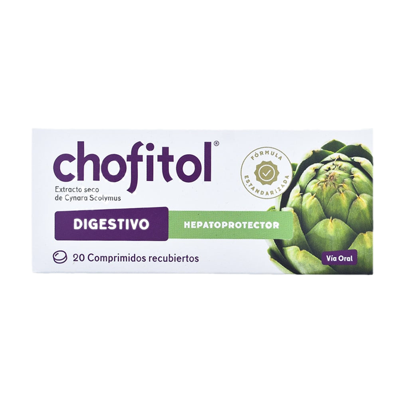 Chofitol 140 Mg 20 Comprimidos Recubiertos