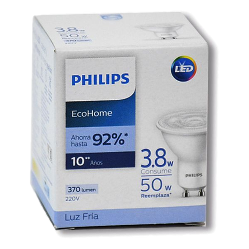 Lampara Ecohome Led Spot Gu10/ 50w Philips