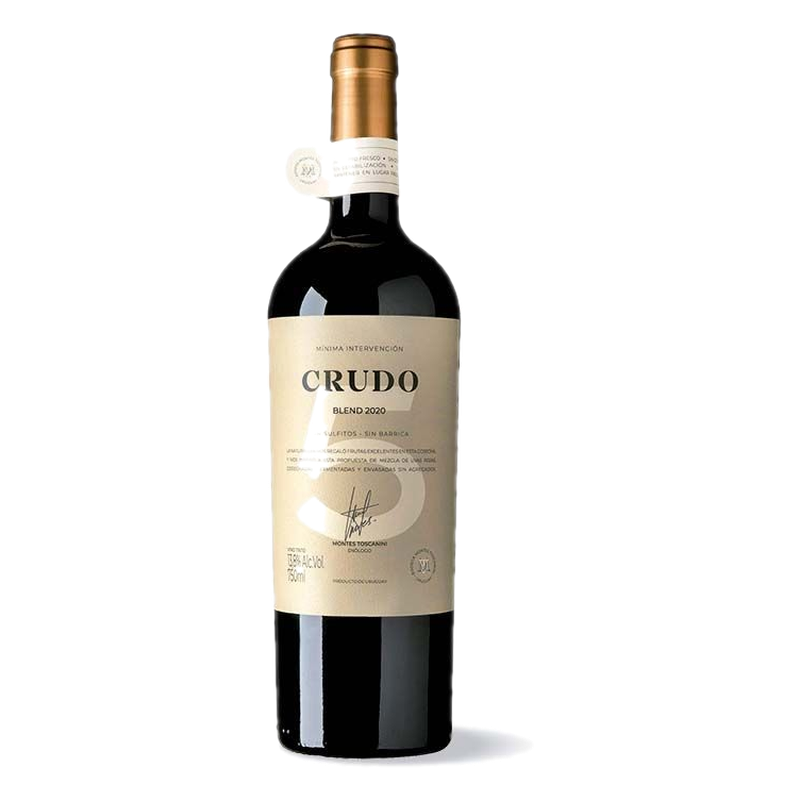 Vino Montes Toscanini Crudo Blend Sin Sulfitos 750 Ml