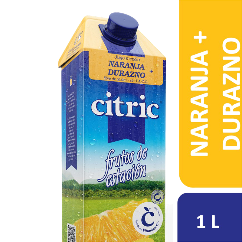 Jugo Citric Naranja-durazno 1 L