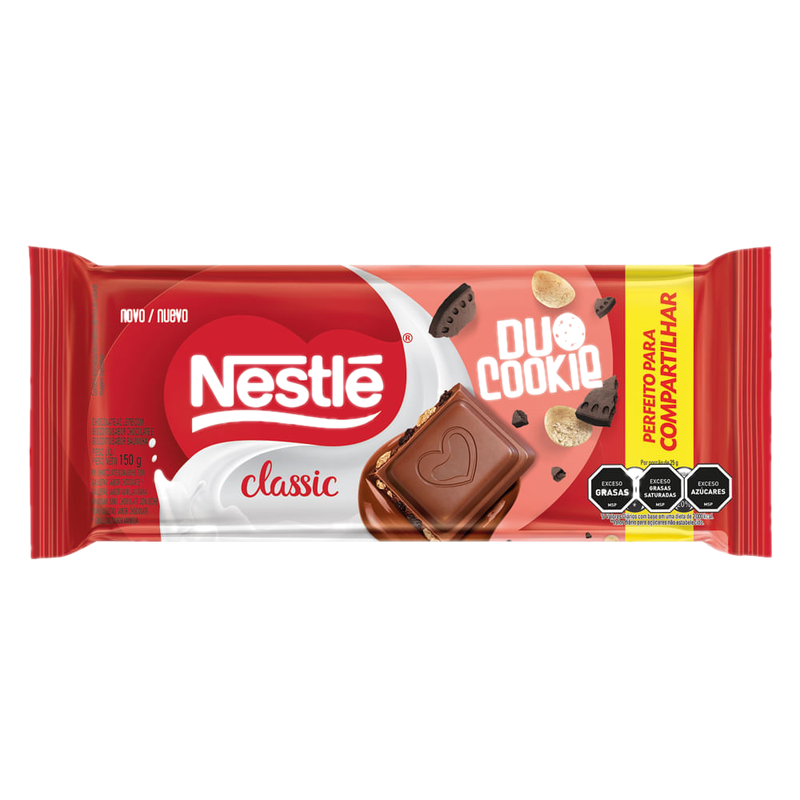 Chocolate Nestle Tableta Duo Cookie 150 G
