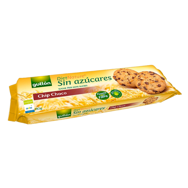 Galletas Gullon Chips De Chocolate Sin Azucar 150 G