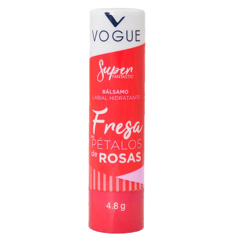 Bálsamo Labial Hidratante Vogue Reno Fresa 4.8 G