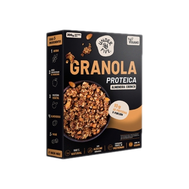 Granola Proteica Under Five Crunch Almendra 300 G