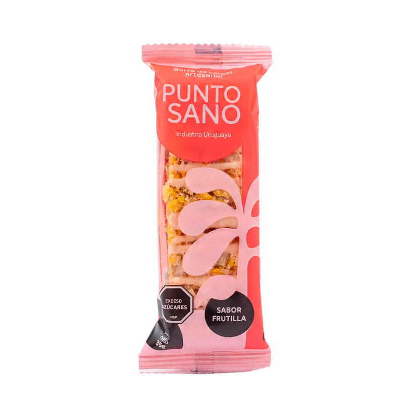 Barra Punto Sano Cereal Frutilla 35 G