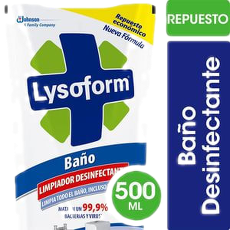 Limpiador Lysoform Accion Total Baño Doy Pack 500cc
