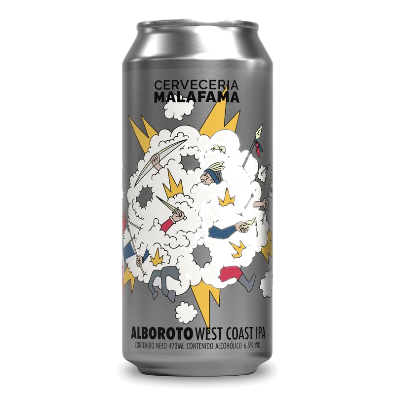 Cerveza Malafama West Coast Ipa 473 Ml