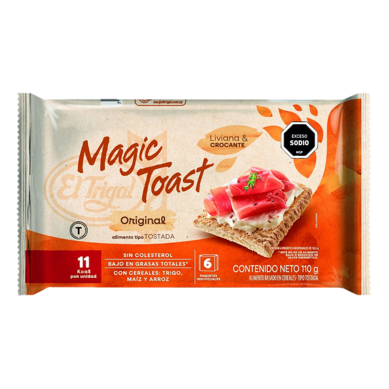 Tostadas Magic Toast El Trigal Original 110 G