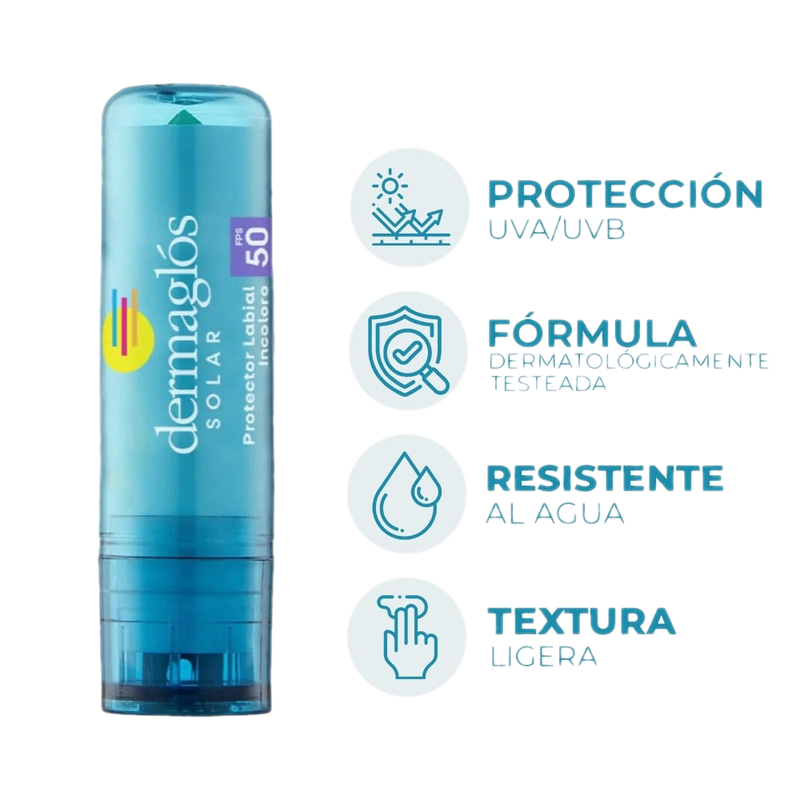 Protector Labial Dermaglós Fps50+ 3.4 G