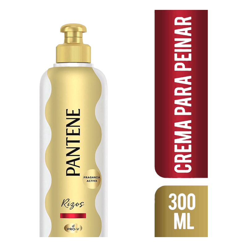 Crema Para Peinar Pantene Rizos Hidratados 300 Ml
