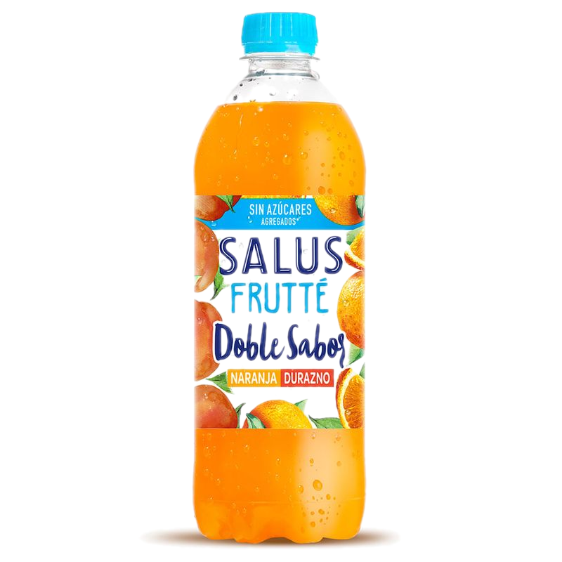 Agua Salus Frutté Sin Azúcar Naranja Durazno 600 Ml