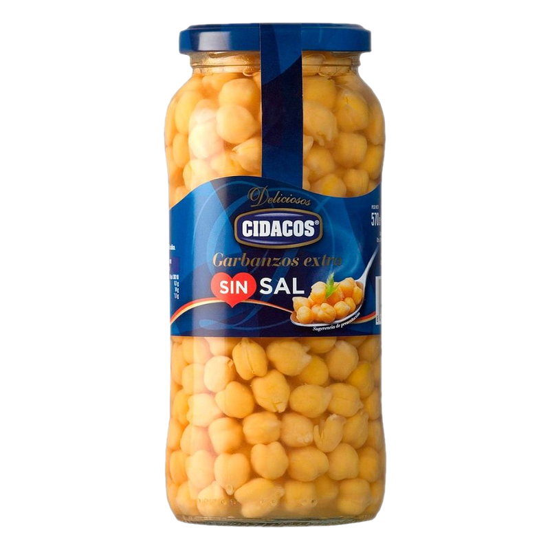 Garbanzos Cidacos Sin Sal 570 G
