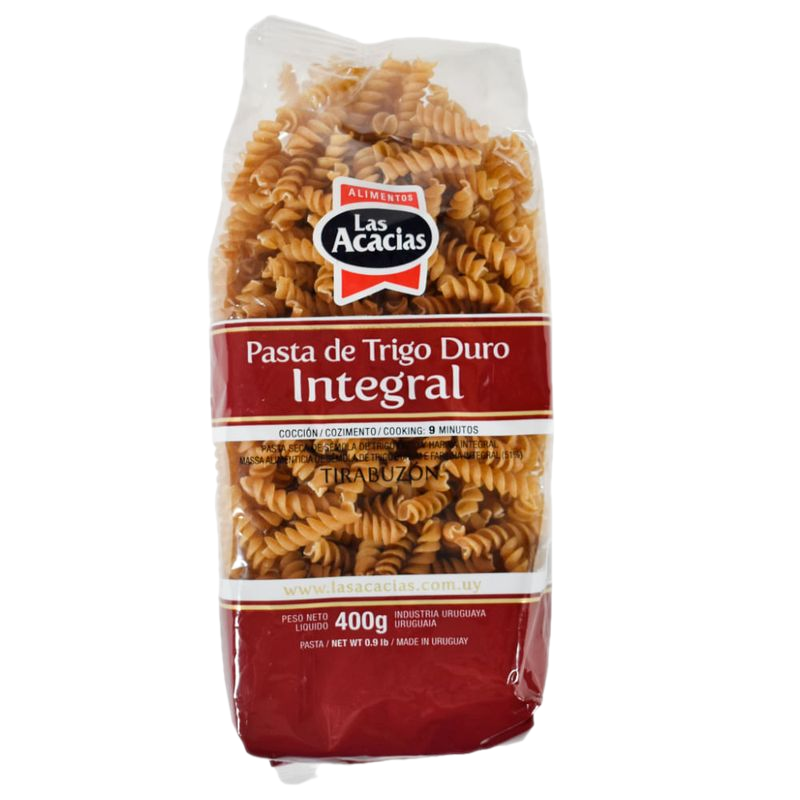 Fideo Tirabuzón Integal Las Acacias 400 G