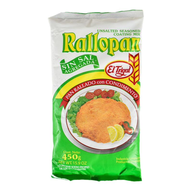 Pan Rallado Rebozador Rallopan Sin Sal 450 G