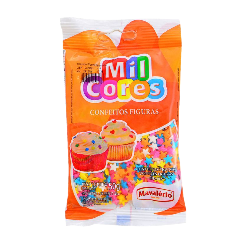 Confites Mavalerio Mil Cores Estrellas