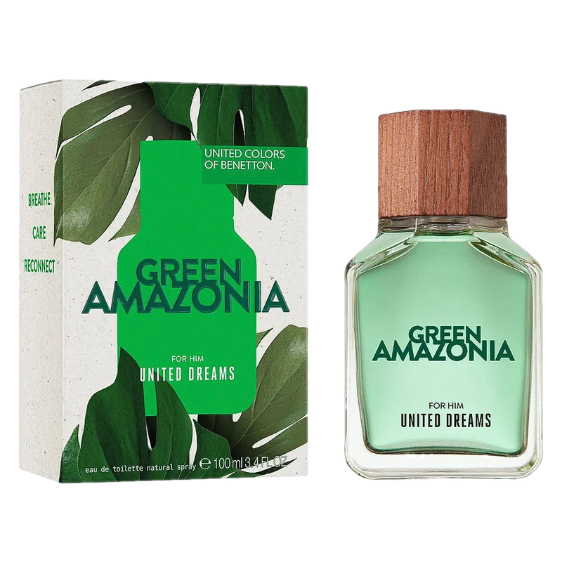 Perfume Benetton Green Amazonia Men Edt 100 Ml